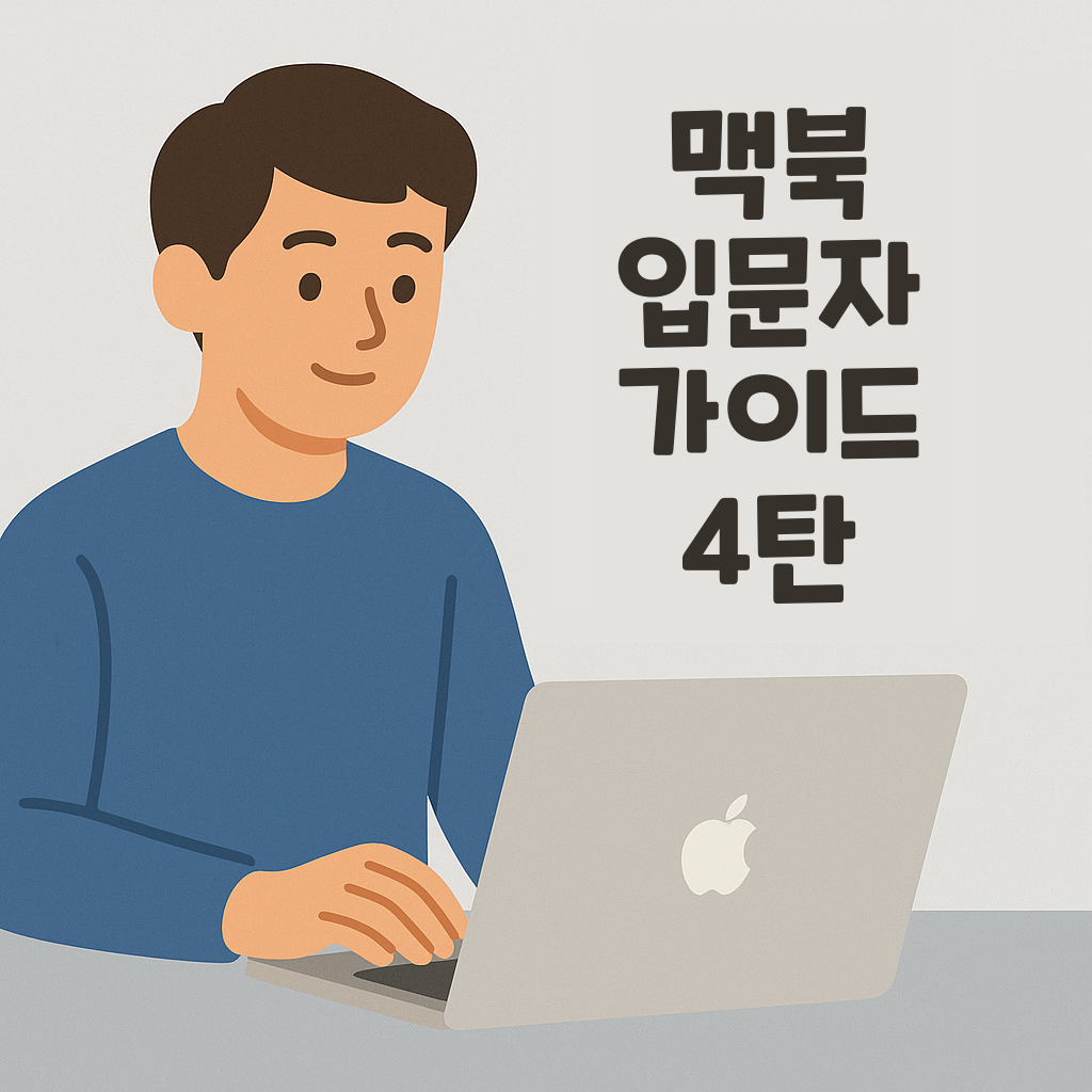맥북 입문자 가이드 4탄